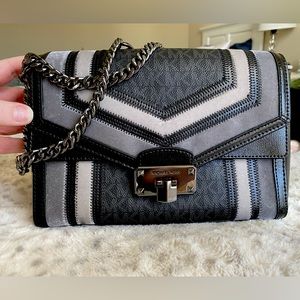 MK Kinsley medium shoulder flap bag